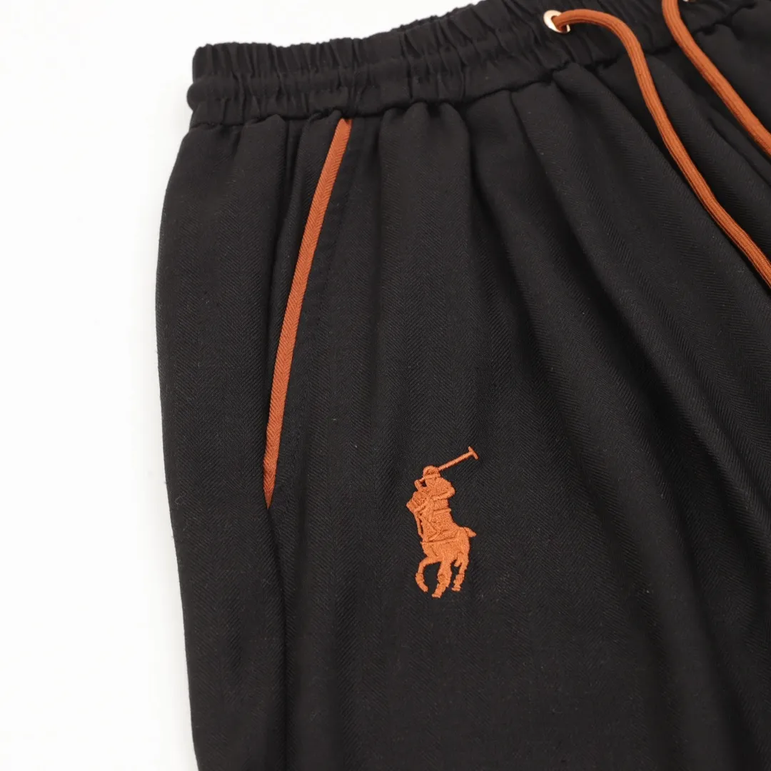 P300 Ralph Lauren/Ralph Lauren War Horse Embroidered Tencel Linen Casual Shorts Size: XS-L